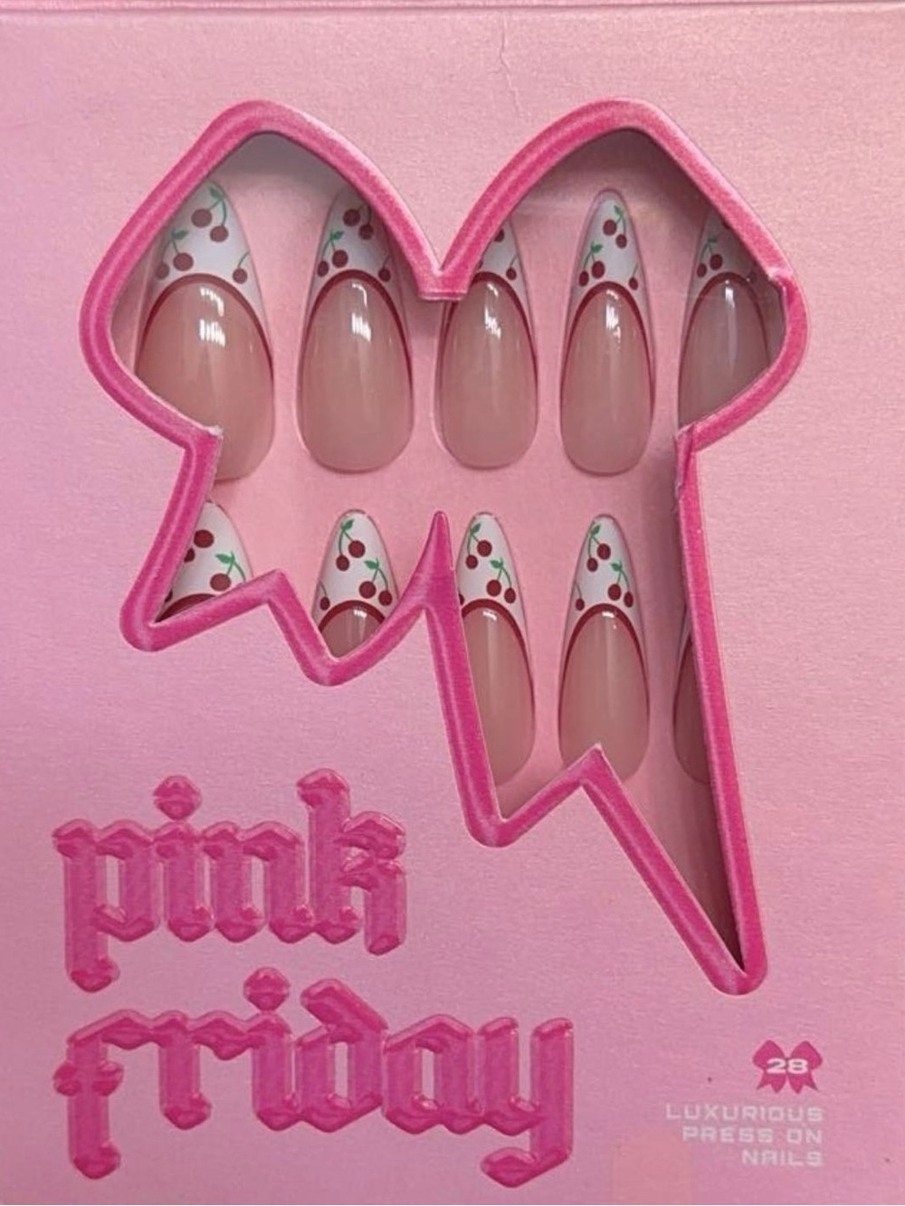 Pink Friday Nails Pardon My French in Almond L